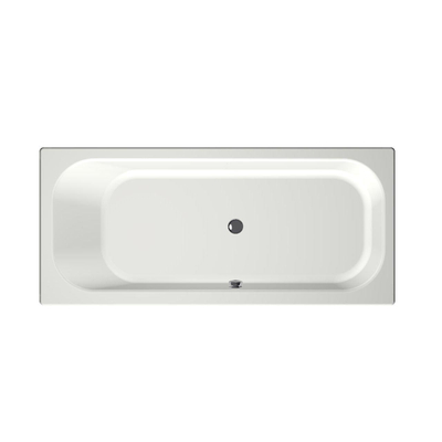 Xenz Aruba ligbad - 180x80cm - met overloop - zonder afvoer - Acryl Edelweiss mat