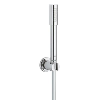 GROHE Sena Handdouchset - 1 straalsoort - staaf - met houder - gladde slang - 150cm - chroom