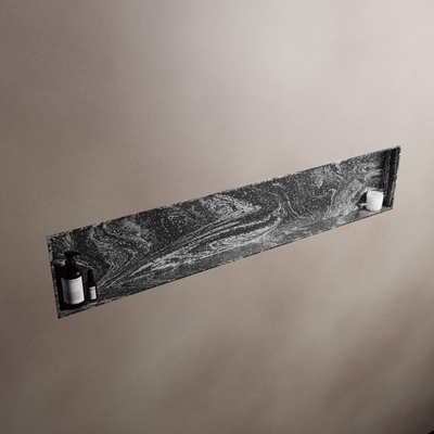 MONDIAZ EASY Nis - 149.5x29.5cm - geschikt voor in- of opbouw - 1 vak - kleur Lava