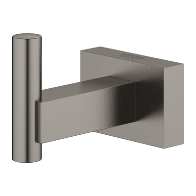 GROHE Essentials Cube Handdoekhaak - vierkant - hard graphite