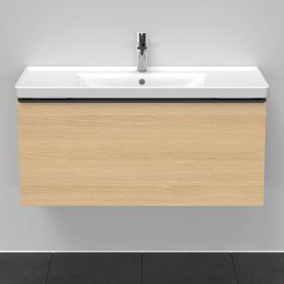 Duravit D-Neo wastafelonderkast 98.4x44x45.2cm 1 lade met softclose Natuur eiken Mat