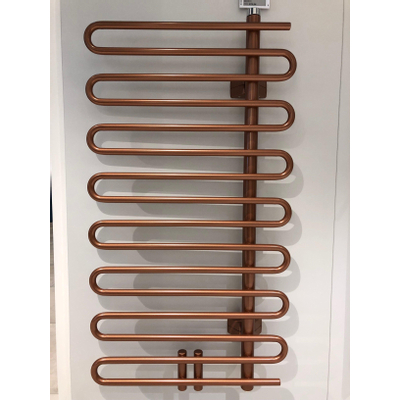 Instamat Cobra Designradiator 114x60cm collectorbuis rechts 517 watt Metallic Koper