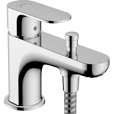 Hansgrohe Rebris s 1-gr bad- en douchemengkraan Monotrou chroom