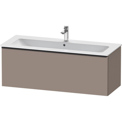 Duravit D-Neo wastafelonderkast 121x44x46.2cm 1 lade Basalt Mat