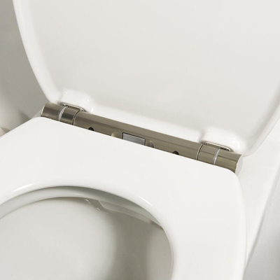 Tiger Boston Toiletbril Softclose Duroplast Wit/RVS 37x5.5x45cm