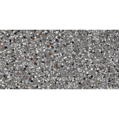 vtwonen terrazzo Vloer- en wandtegel 60x120cm Gerectificeerd mat lead flakes