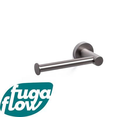 FugaFlow Efficiente Acces Toiletrolhouder - zonder klep - rond - RVS