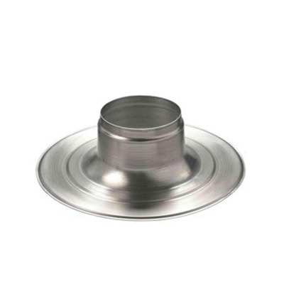 Ubbink Multivent aluminium plakplaat ø131mm 5-25° H=250mm t.b.v. Multivent dakdoorvoer op platte daken