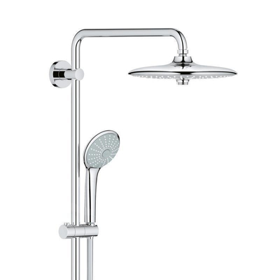 GROHE Euphoria Regendoucheset Opbouw - hoofddouche 26cm - massage handdouche - chroom