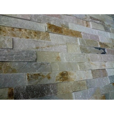 SAMPLE Kerabo Wandtegel Schiste flatface stonepanel beige slate Natuursteenlook Breukruw Beige