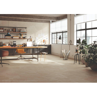 Atlas Concorde Solution wand- en vloertegel - 59.5x119.5cm - 8mm - gerectificeerd - Natuursteen look - Beige OUTLETSTORE