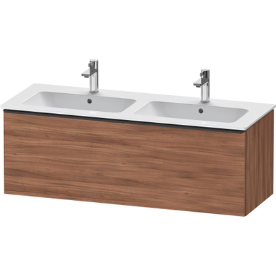 Duravit D-Neo wastafelonderkast 128x44x46.2cm 1 lade Noten Mat