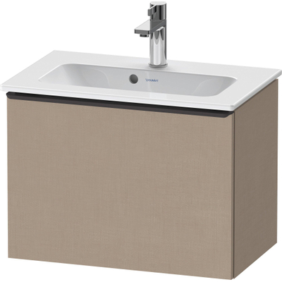 Duravit D-Neo wastafelonderkast 61x44x37.2cm 1 lade Linnen Mat