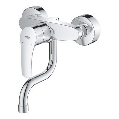 GROHE Eurosmart Keukenkraan - draaibare uitloop - inbouw - chroom-beschadigd-OUTLETSTORE