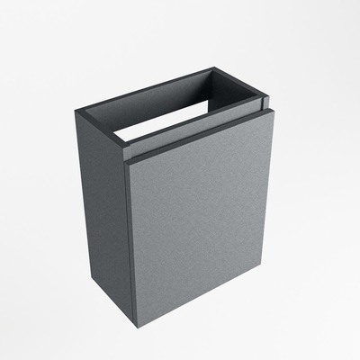 Mondiaz TURE fonteinonderkast - 40x22x50cm - 1 deur - softclose - Plata