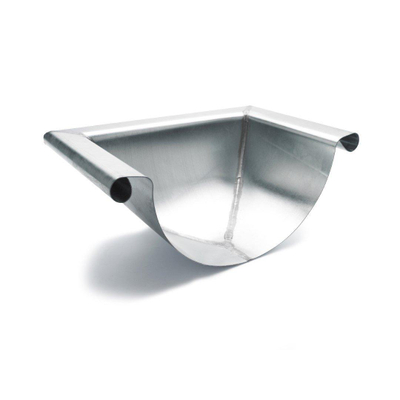 RHEINZINK walsblank kopschot M30 bolvormig rechte kraal