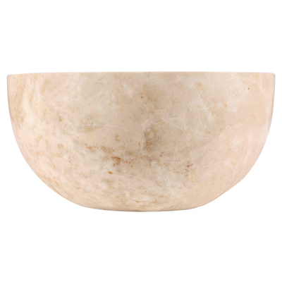 Differnz LODI Waskom - 38cm - gepolijst natuursteen - beige