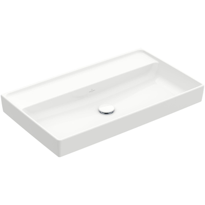 Villeroy & Boch Collaro meubelwastafel 80x47cm zonder overloop zonder kraangat wit