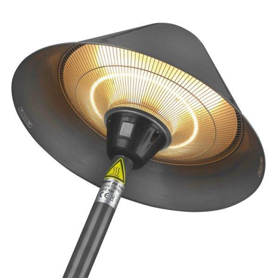 Eurom Terrasverwarming PD1500 Tafelmodel 95cm 1500watt Antraciet