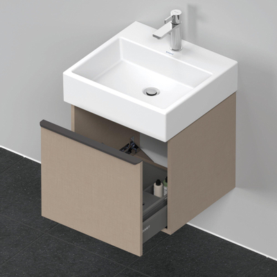 Duravit D-Neo wastafelonderkast 48.4x44x44.2cm 1 lade Linnen Mat