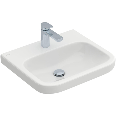 Villeroy & Boch Architectura wastafel 55x47cm met kraangat zonder overloop wit