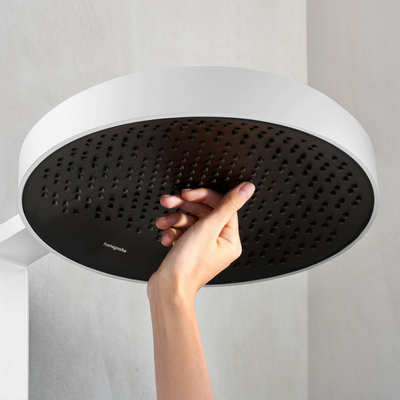 Hansgrohe Rainfinity showerpipe 360 1jet met showertablet 350 mat wit