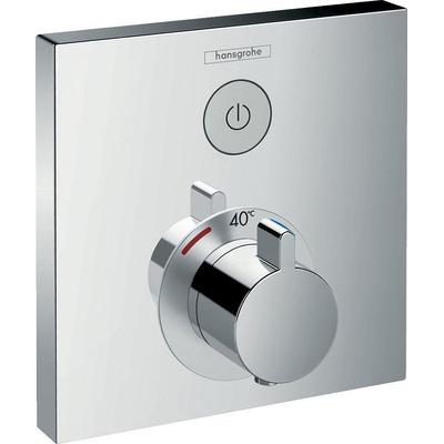 Hansgrohe ShowerSelect afbouwdeel voor inbouwkraan thermostatisch met 1 stopkraan chroom