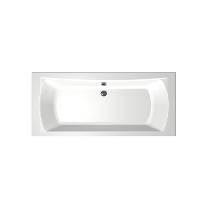 Xenz Robijn ligbad - 180x80cm - met overloop - zonder afvoer - Acryl Wit -licht beschadigd OUTLET UDEN