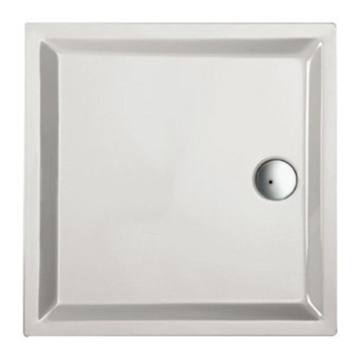 Plieger Liberty douchebak vierkant 90x90x4cm wit