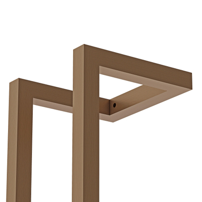 Saniclass Dual handdoekrek - 60x12.5x12.5cm - Glans Goud