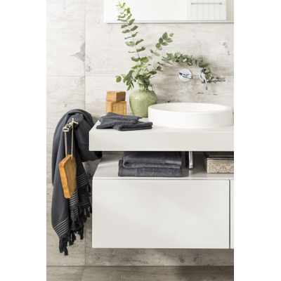 Walra Soft Cotton Badlaken 70x140cm 550 g/m2 Antraciet OUTLETSTORE