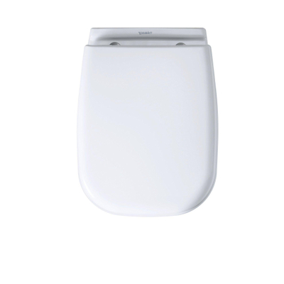 Duravit D-code WC-zitting 43x36x4cm compact Kunststof wit Glanzend