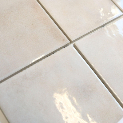 The Mosaic Factory Kasba mozaïektegel - 30x30cm - wandtegel - Vierkant - Porselein Sand glans