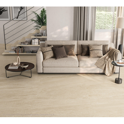 Atlas Concorde Solution Ultrablock Vloer- en wandtegel - 60x60cm - 8mm - gerectificeerd - (Crème)