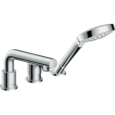 Hansgrohe Talis s afdekset 3 gats badrandcombinatie chroom