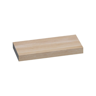 Saniclass Massief eiken wastafelblad 100x50x10cm zonder kraangat Hout White oak