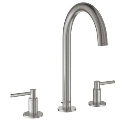 GROHE Atrio Wastafelkraan Opbouw - uitloop 16.6cm - M-size - waste - draaibaar - supersteel