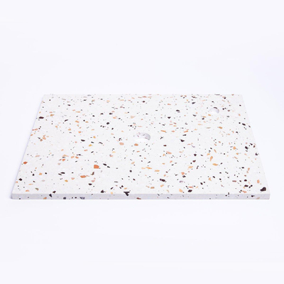 Adema Tops Topblad - 60.5x1.8x46cm - 1 afvoer - 1 kraangat - Terrazzo