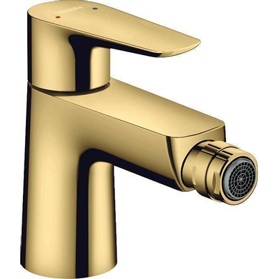 Hansgrohe Talis e 1-gr bidetmengkraan met wastegarn. pol gold optic