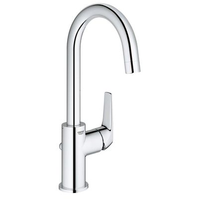 GROHE Start Flow waterbesparende wastafelkraan L-size met afvoerplug chroom