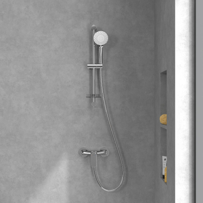 Villeroy & Boch O.novo Eengreeps douchekraan - chroom