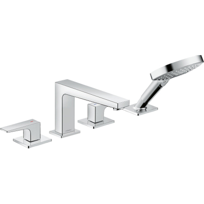 Hansgrohe Metropol 4-gats badrandcombinatie chroom