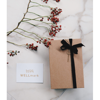 Wellmark Giftbox Be Bubbles Handverzorging Helder Glas Zwarte Pomp