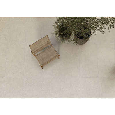 Cifre Ceramica Borneo wand- en vloertegel - 60x60cm - gerectificeerd - Betonlook - R11 - Sand mat (beige)