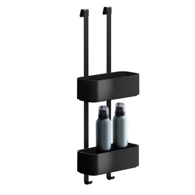 Geesa Frame Doucherek hangend dubbel 25cm Zwart