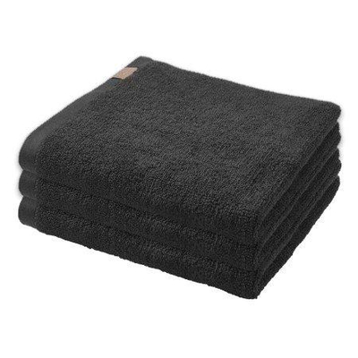 Aquanova Oslo Handdoek GOTS Katoen 55x100cm Kaviaar SHOWROOMMODEL