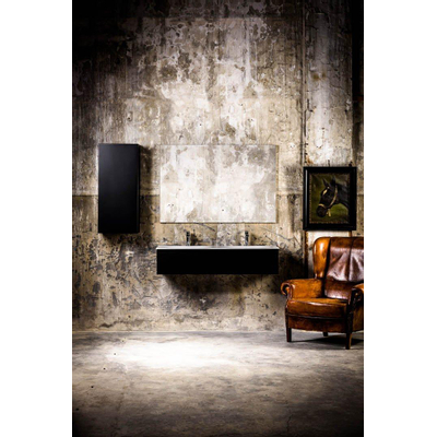 Mondiaz FOGE wastafelonderkast - 130x45x25cm - 1 lade - uitsparing links en rechts - softclose - Oro