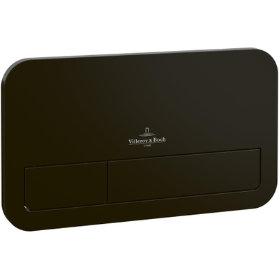 Villeroy & Boch Viconnect bedieningsplaat 253x145mm black matt OUTLETSTORE