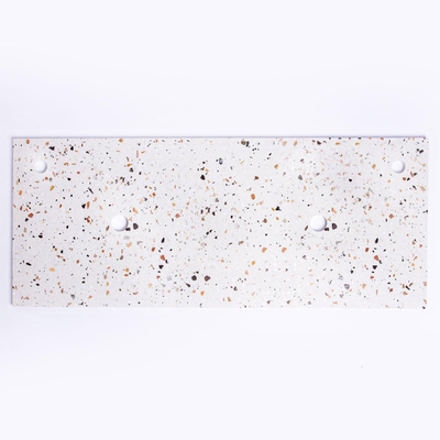 Adema Tops Topblad - 120.5x1.8x46cm - 2 afvoeren - 2 kraangaten - Terrazzo