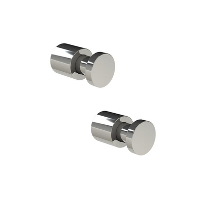 Tiger Haak Pico Chroom (2 stuks) 1.6x1.6x2.9cm